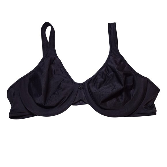 Bali Women's Passion For Comfort Underwire Bra Sz 38C Black 2-Ply Seamless - Picture 2 of 5
